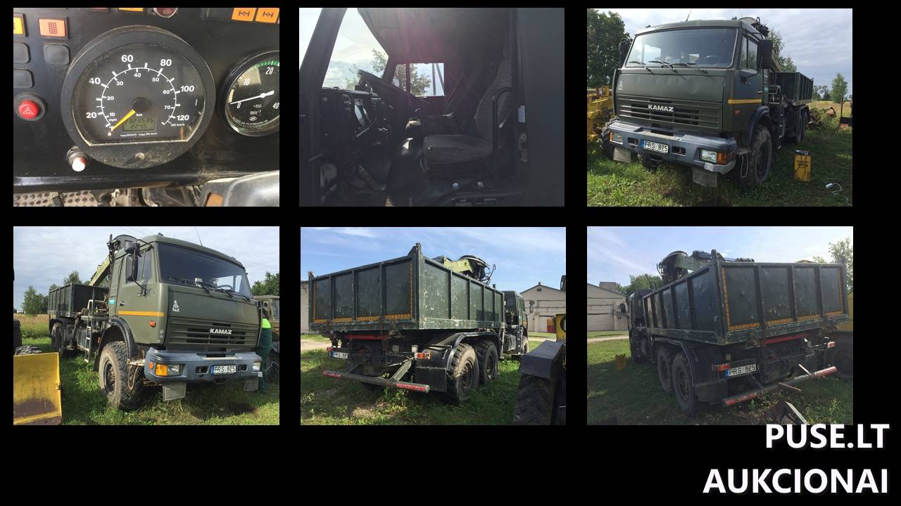 Savivartis KAMAZ 43118 Inv. Nr. 29-1025/3359 Traktoriai, savaeigės mašinos, priekabos, puspriekabės 1