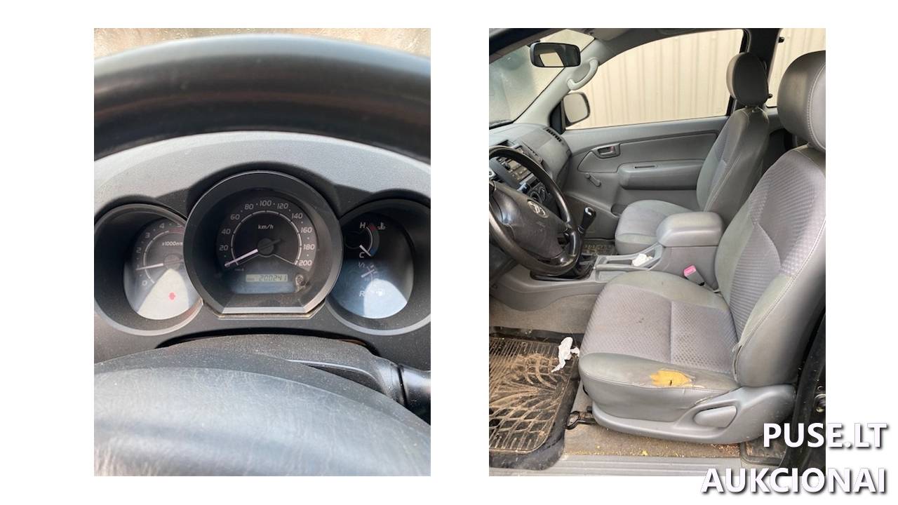 Lengvasis automobilis TOYOTA HILUX Inv. nr. 14-150390 Traktoriai, savaeigės mašinos, priekabos, puspriekabės 1