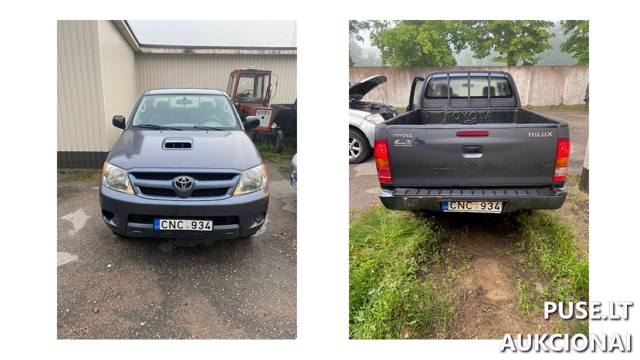 Lengvasis automobilis TOYOTA HILUX Inv. nr. 14-150390 Traktoriai, savaeigės mašinos, priekabos, puspriekabės 4