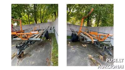 Savikrovė priekaba T 127, 2011 m. modelio, pradinė kaina 1610 EUR aukcione