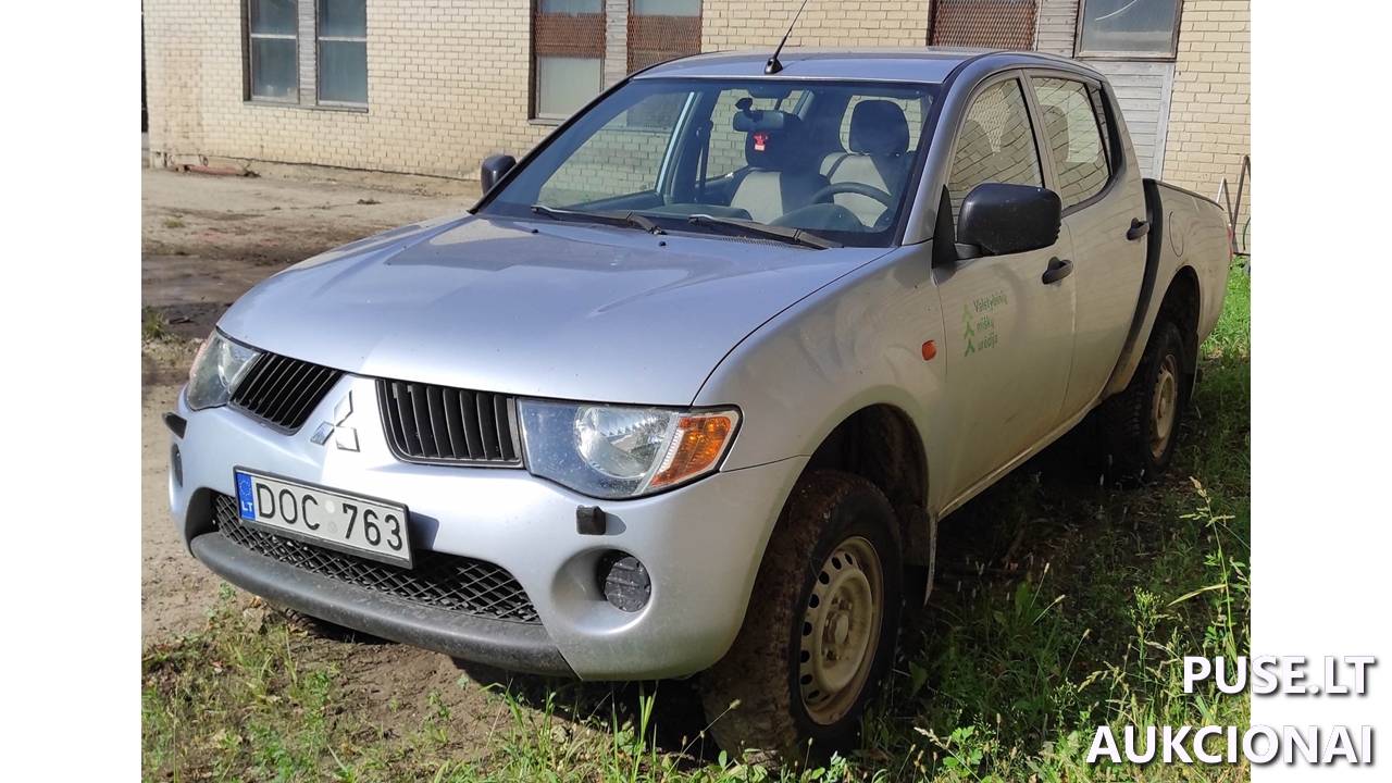 Lengvasis automobilis	MITSUBISHI	L200 Inv. Nr. 12-2506 Traktoriai, savaeigės mašinos, priekabos, puspriekabės 4