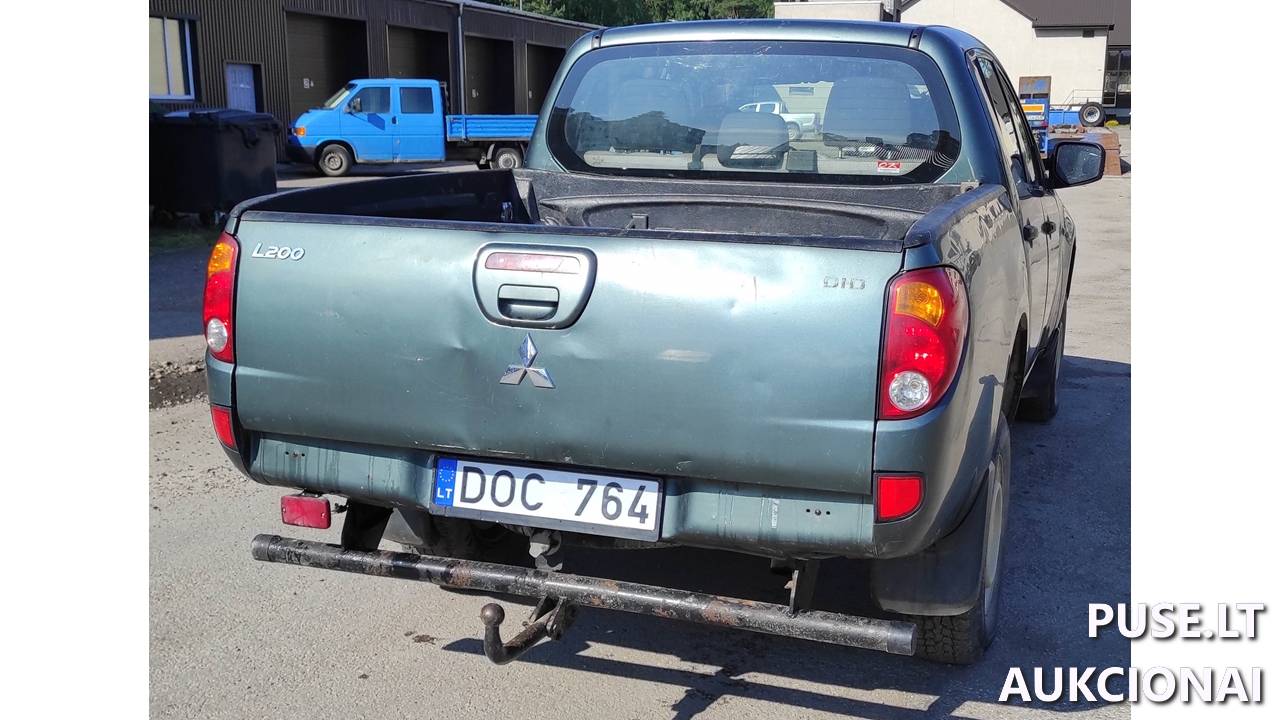 Lengvasis automobilis MITSUBISHI L200 Inv. nr. 12-2508 Traktoriai, savaeigės mašinos, priekabos, puspriekabės 5