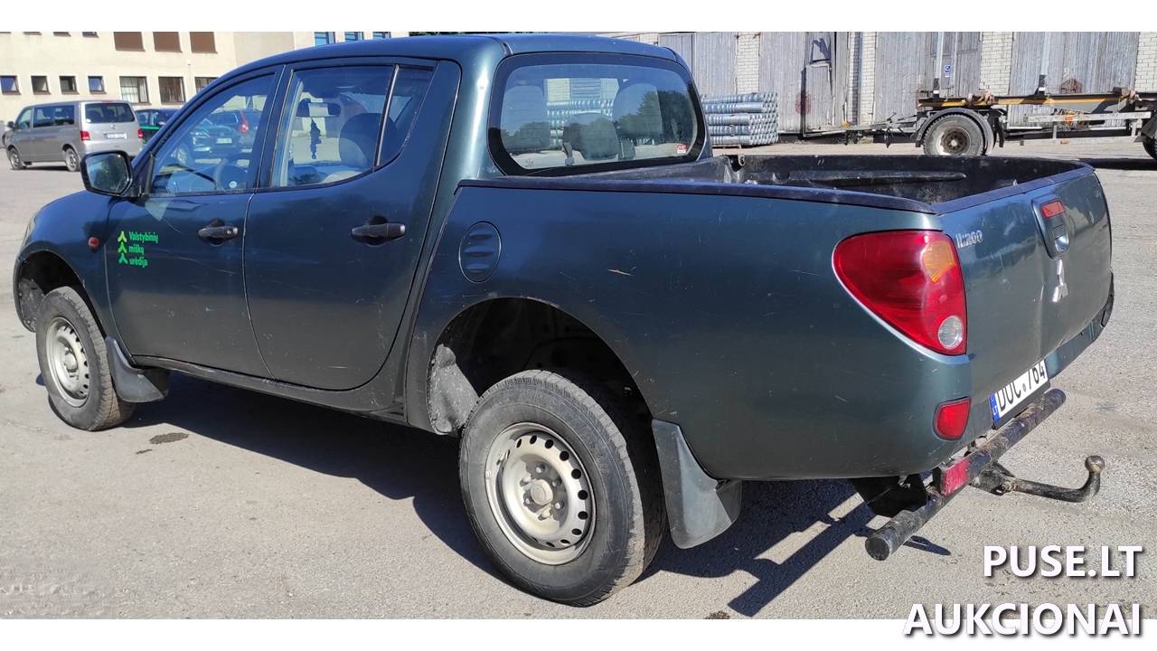 Lengvasis automobilis MITSUBISHI L200 Inv. nr. 12-2508 Traktoriai, savaeigės mašinos, priekabos, puspriekabės 10