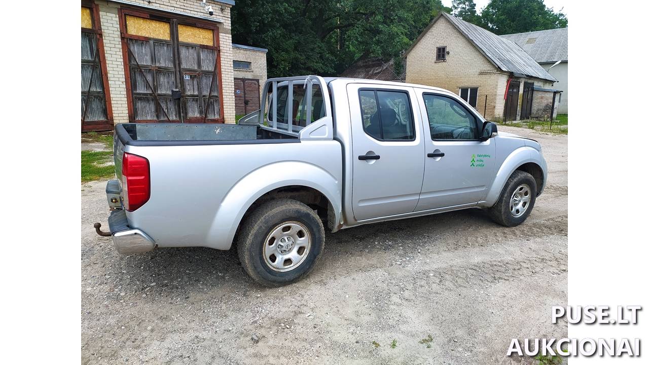 Lengvasis automobilis NISSAN NAVARA Inv. nr. 09-16-03-000527 Traktoriai, savaeigės mašinos, priekabos, puspriekabės 5