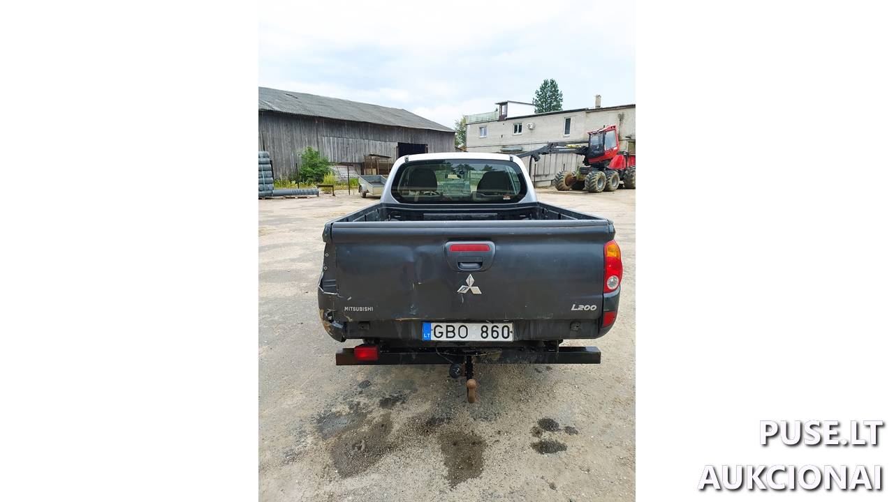Lengvasis automobilis MITSUBISHI L200 Inv. nr. 09-16-01-000417 Traktoriai, savaeigės mašinos, priekabos, puspriekabės 4