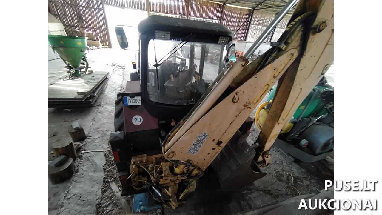 Ratinis ekskavatorius	MTZ	DEM Inv. Nr. 23-50112 Traktoriai, savaeigės mašinos, priekabos, puspriekabės 6