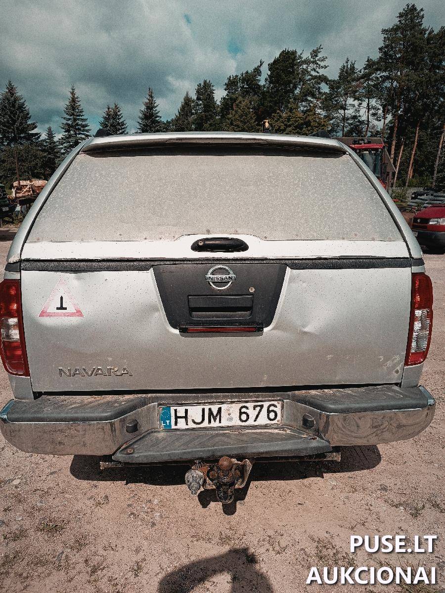 Lengvasis automobilis NISSAN NAVARA Inv. nr. 42-1106212 Traktoriai, savaeigės mašinos, priekabos, puspriekabės 9