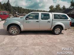 Traktoriai, savaeigės mašinos, priekabos, puspriekabės - Lengvasis automobilis NISSAN NAVARA Inv. nr. 42-1106212