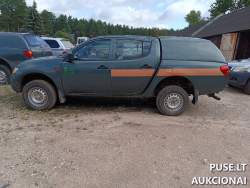 Traktoriai, savaeigės mašinos, priekabos, puspriekabės - Lengvasis automobilis MITSUBISHI L200 Inv. nr. 06-03-74