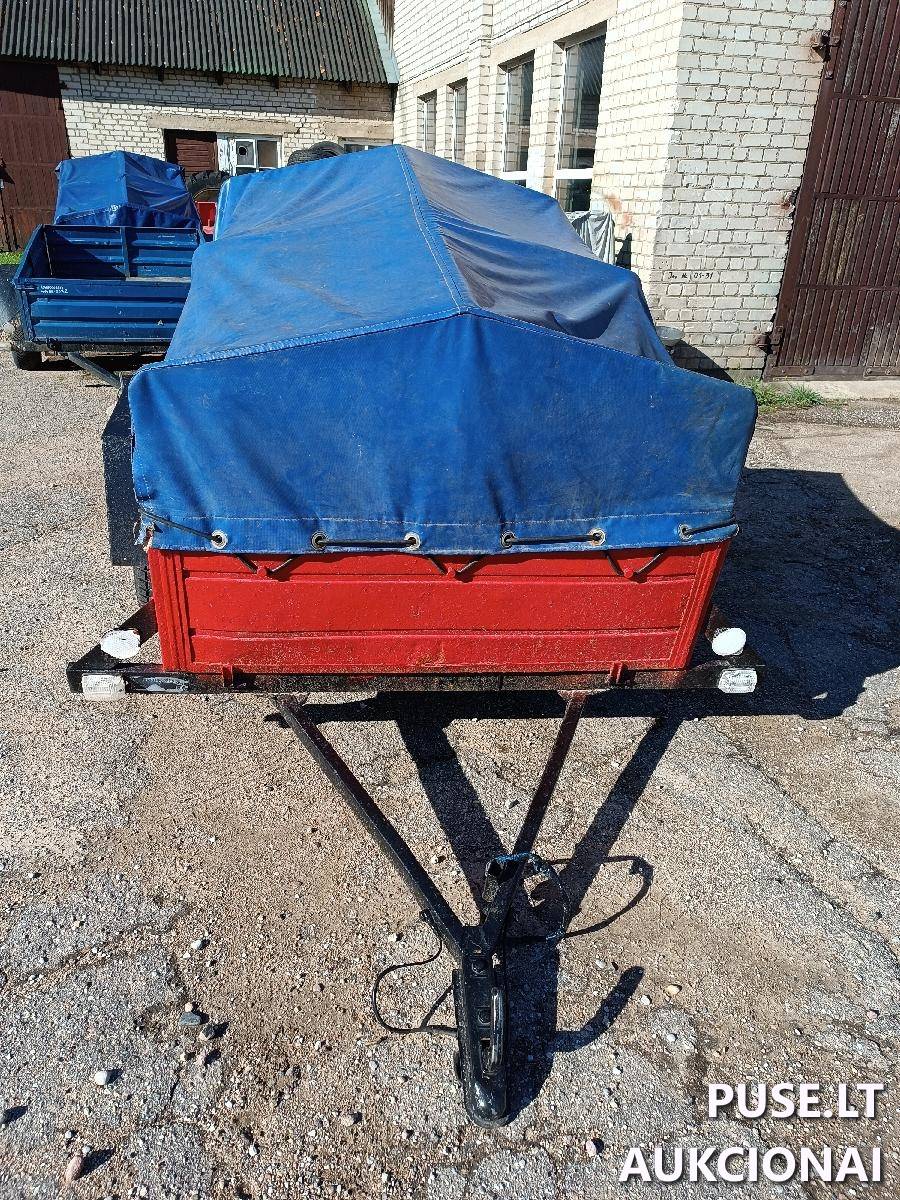 Priekaba iki 0.75 t. BELAZ 81201 Inv. nr. 404000006537 06-03-60 Traktoriai, savaeigės mašinos, priekabos, puspriekabės 5