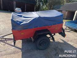 Traktoriai, savaeigės mašinos, priekabos, puspriekabės - Priekaba iki 0.75 t. BELAZ 81201 Inv. nr. 404000006537 06-03-60
