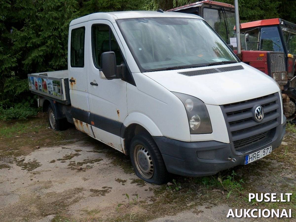 Lengvasis automobilis VOLKSWAGEN	CRAFTER Inv. nr. 07-7158 Traktoriai, savaeigės mašinos, priekabos, puspriekabės 6