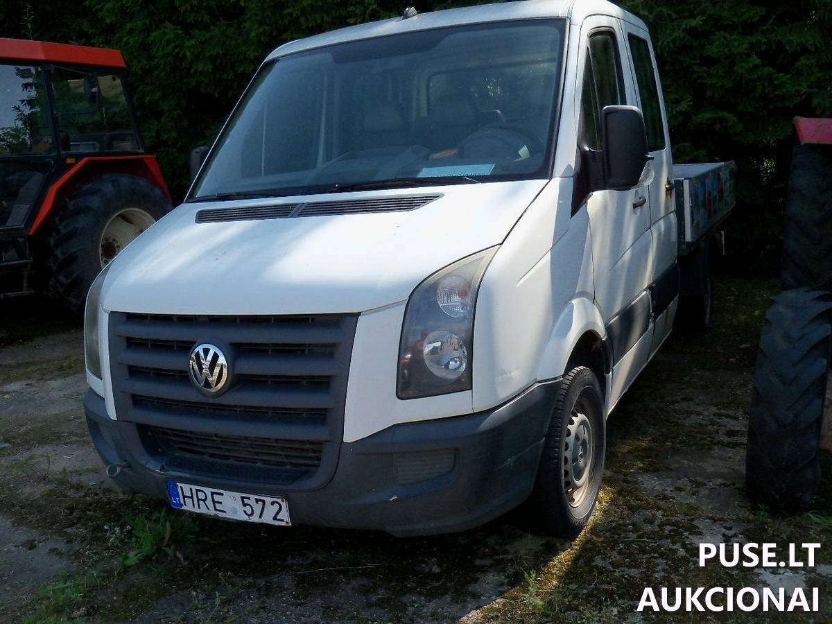 Lengvasis automobilis VOLKSWAGEN	CRAFTER Inv. nr. 07-7158 Traktoriai, savaeigės mašinos, priekabos, puspriekabės 7