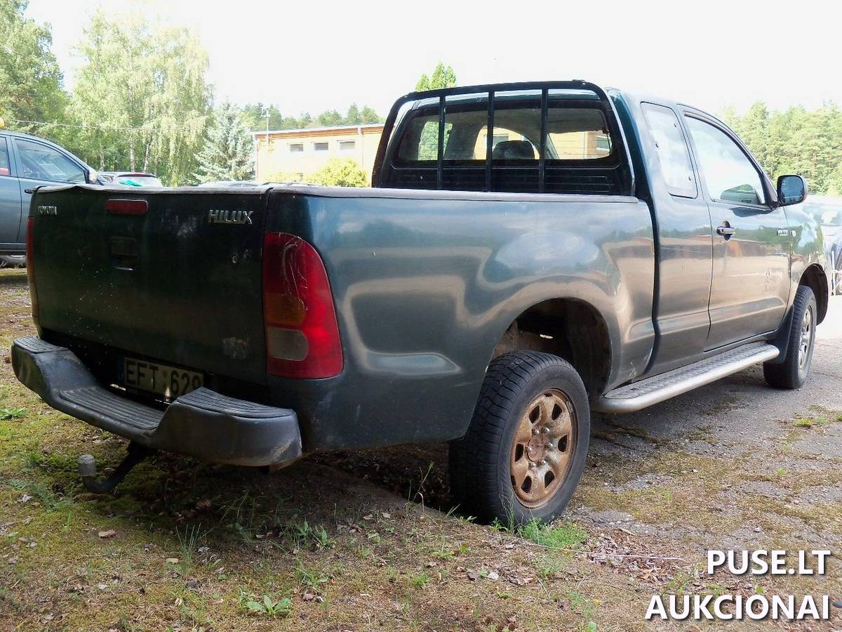 Lengvasis automobilis TOYOTA HILUX Inv. Nr. 11-46938 Traktoriai, savaeigės mašinos, priekabos, puspriekabės 5