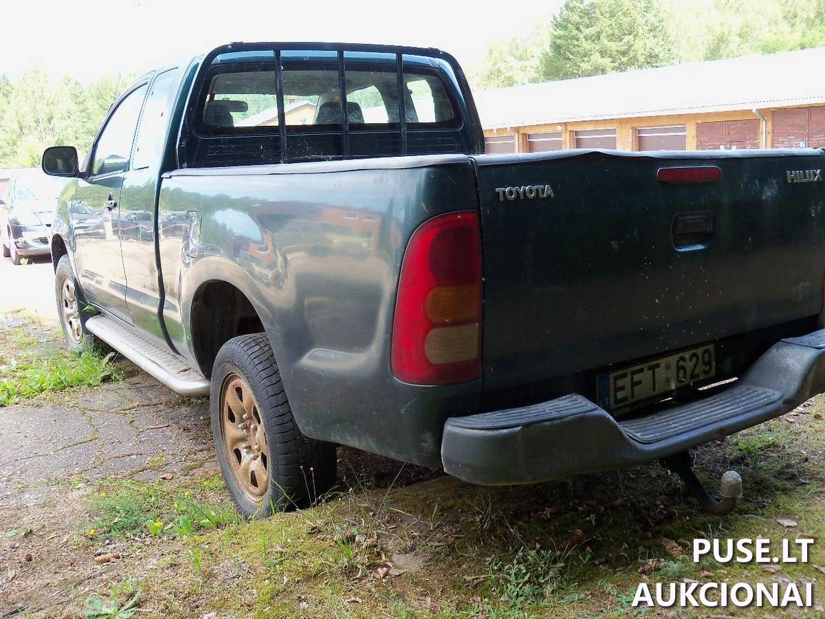 Lengvasis automobilis TOYOTA HILUX Inv. Nr. 11-46938 Traktoriai, savaeigės mašinos, priekabos, puspriekabės 6