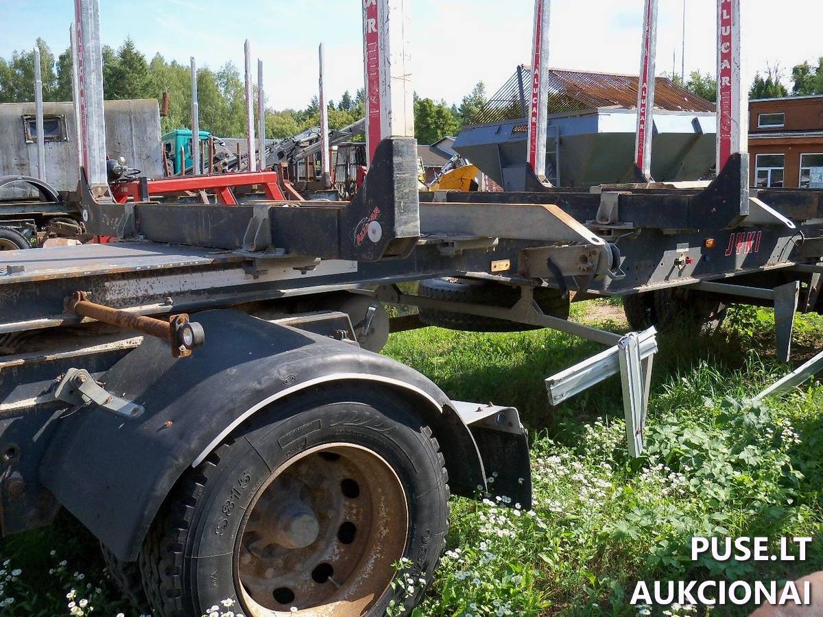 Miškovežio priekaba JYKI Inv. nr. 11-775 Traktoriai, savaeigės mašinos, priekabos, puspriekabės 3
