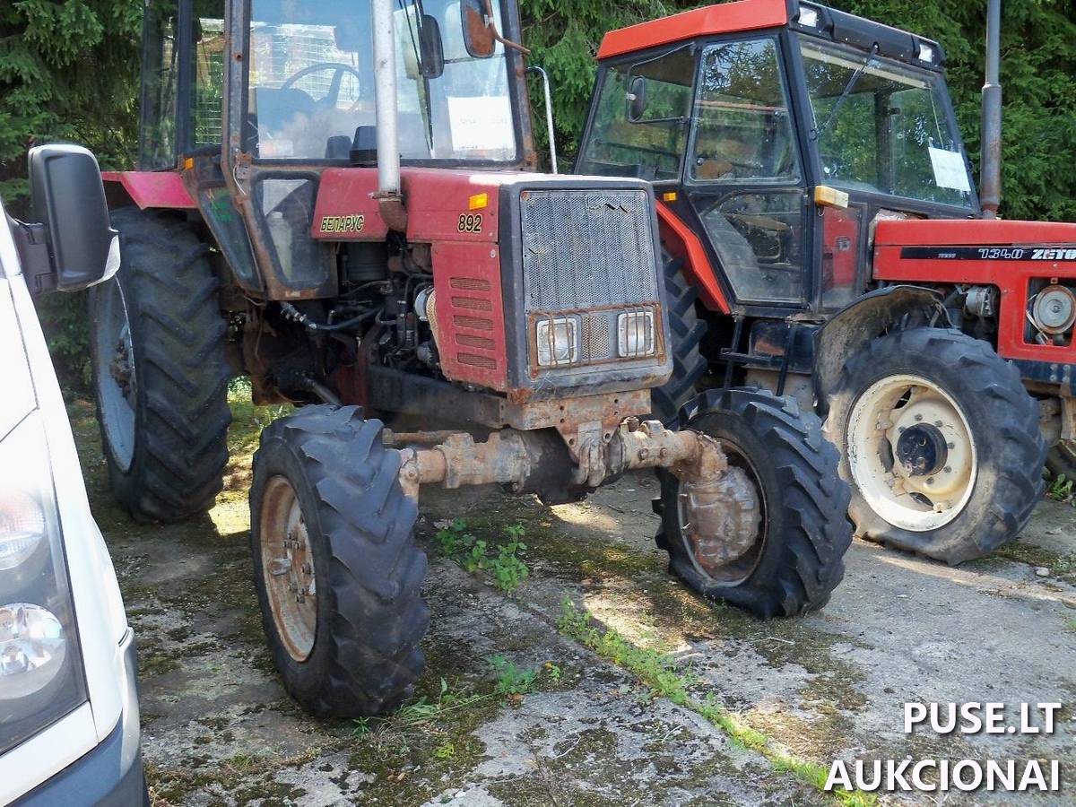 Ratinis traktorius MTZ 892 Inv. nr. 05-0105 Traktoriai, savaeigės mašinos, priekabos, puspriekabės 6