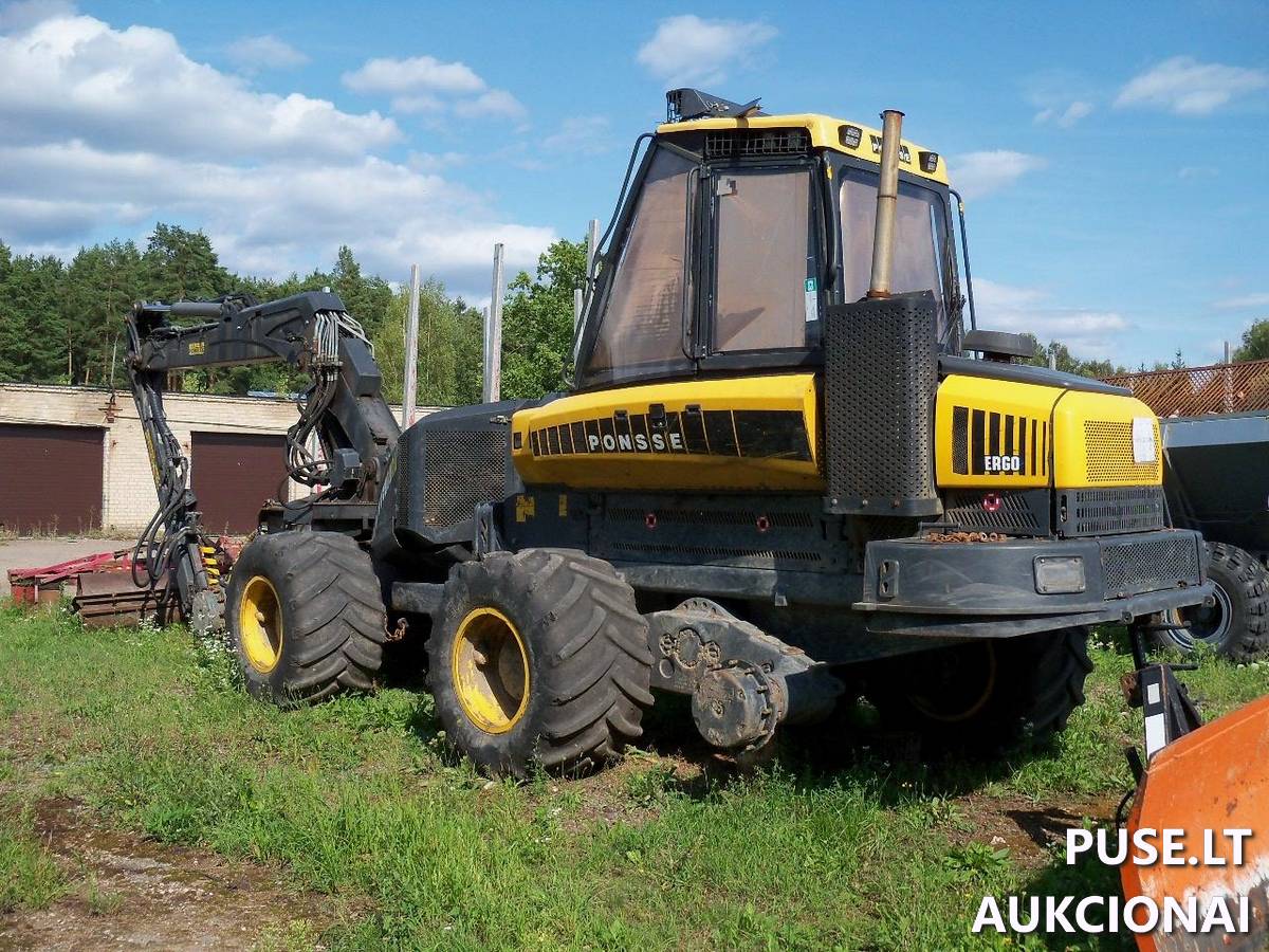 Medkirtė PONSSE	ERGO 8W Inv. Nr. 41-16-03 Traktoriai, savaeigės mašinos, priekabos, puspriekabės 4