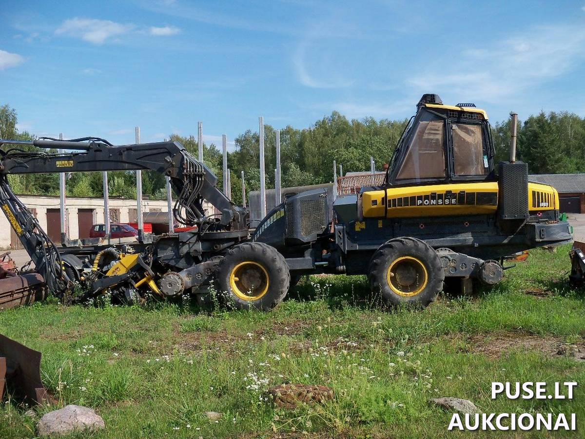 Medkirtė PONSSE	ERGO 8W Inv. Nr. 41-16-03 Traktoriai, savaeigės mašinos, priekabos, puspriekabės 5