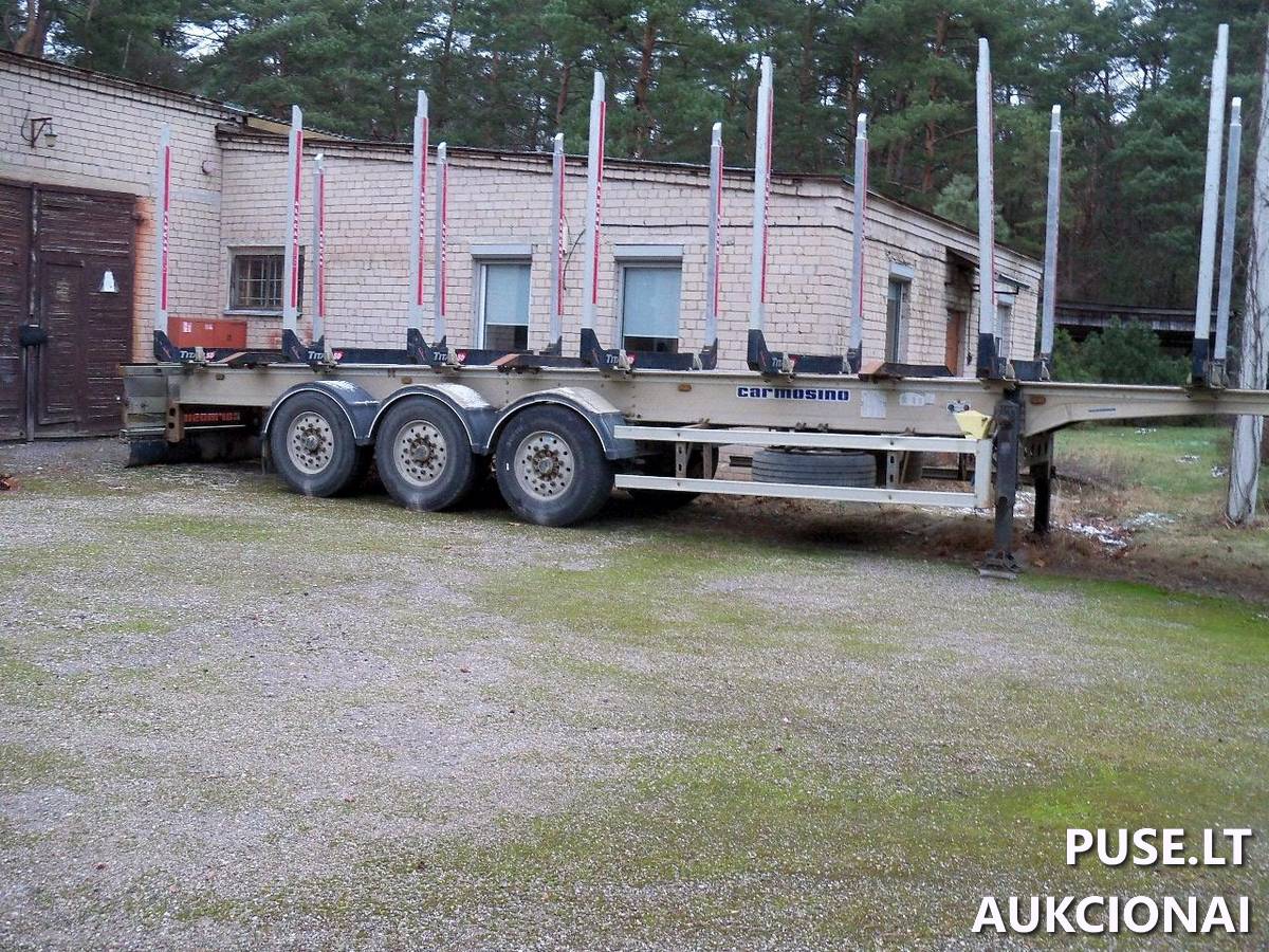 Puspriekabė WTS	CARMOSINO Inv. nr. 07-7155 Traktoriai, savaeigės mašinos, priekabos, puspriekabės 1