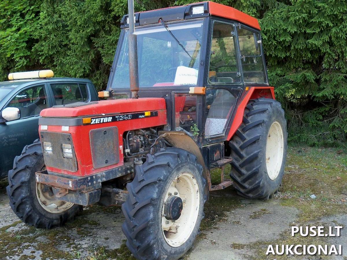 Ratinis traktorius ZETOR ZTS 7340 Inv. Nr. 05-0214 Traktoriai, savaeigės mašinos, priekabos, puspriekabės 1