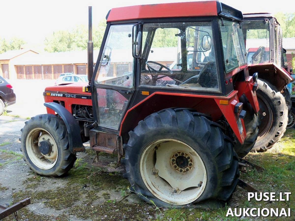 Ratinis traktorius ZETOR ZTS 7340 Inv. Nr. 05-0215 Traktoriai, savaeigės mašinos, priekabos, puspriekabės 5