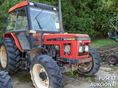 Ratinis traktorius ZETOR ZTS 7340 aukcione Kauno rajone, pradinė kaina 4060 EUR