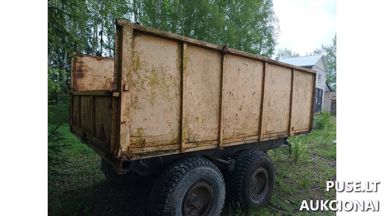 Traktoriaus puspriekabė OZTP 9557 Inv. nr. 08-142403 Traktoriai, savaeigės mašinos, priekabos, puspriekabės 3
