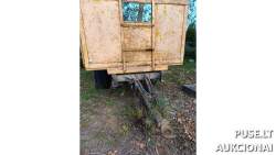 Traktoriai, savaeigės mašinos, priekabos, puspriekabės - Traktoriaus puspriekabė OZTP 9557 Inv. nr. 08-142403
