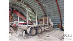 Traktoriai, savaeigės mašinos, priekabos, puspriekabės - Vilkikas su manipuliatoriumi KAMAZ	B2130 Inv. nr. 08-150861
