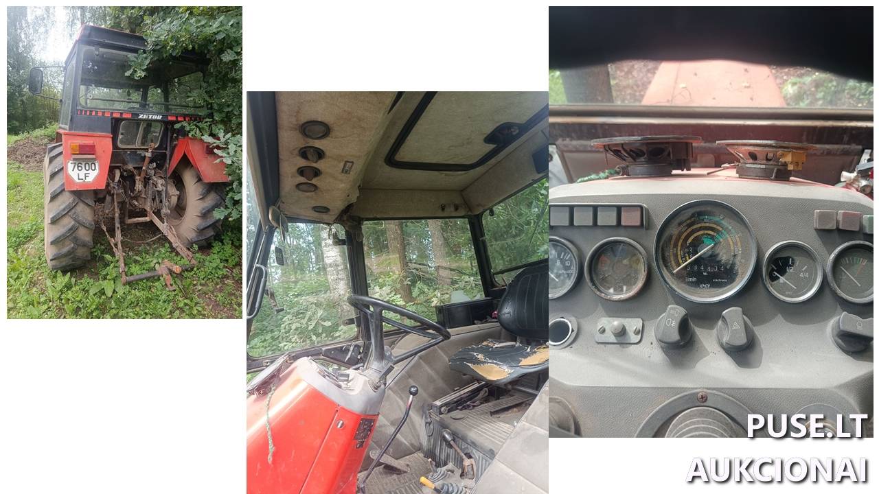 ZETOR	1621678 Inv. Nr. 37-42285 Traktoriai, savaeigės mašinos, priekabos, puspriekabės 3