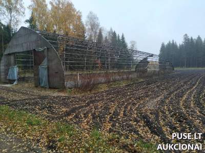 Parduodamas metalinis šiltnamis Rokiškio rajone nuo 4975 EUR - investicija žemės ūkio veiklai