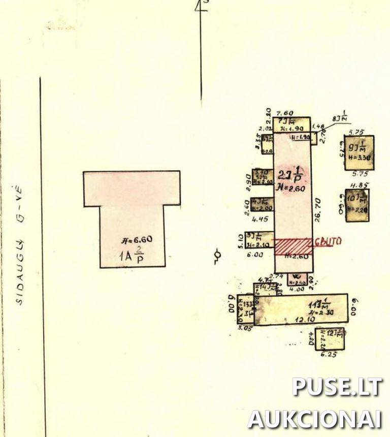 Butas Patalpos/Butai Sidaugų g. 67, 83105 Mažeikoniai, Pakruojo sen., Pakruojo r. sav. 1