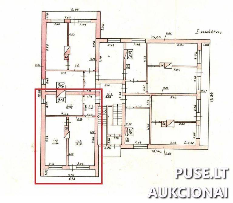 Butas Patalpos/Butai Sidaugų g. 67, 83105 Mažeikoniai, Pakruojo sen., Pakruojo r. sav. 5