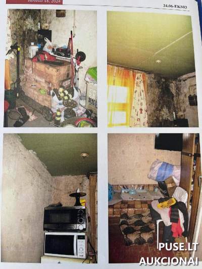 Parduodama 5/20 dalis gyvenamojo namo Vilniuje, Žiogų g. 8, pradinė kaina 55800 EUR