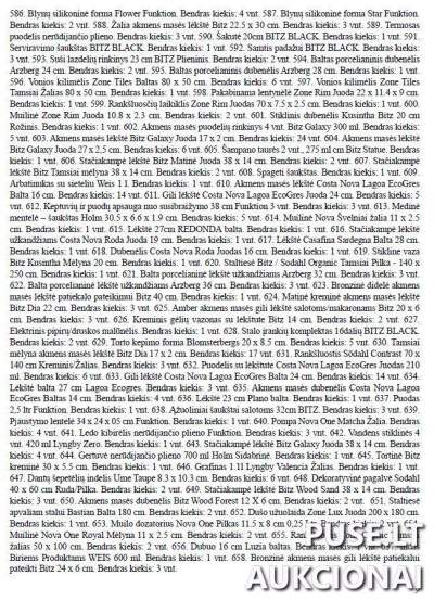 Verslo turto paketas Kaune - 776 pozicijos nuo 5360 EUR pradinės kainos