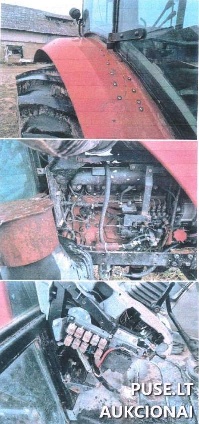 Ratinio traktoriaus ZETOR FORTERRA 135 aukcionas Klaipėdoje nuo 6817 EUR