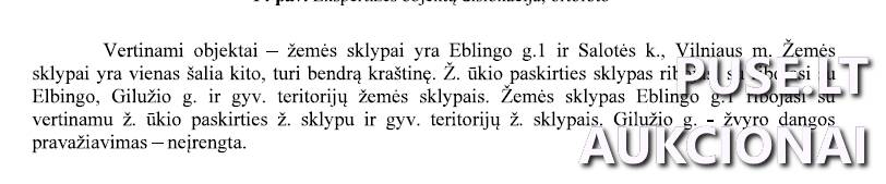Žemės sklypas Sklypai Elbingo g. 1, 06285 Vilnius, Vilniaus m. sav. 1