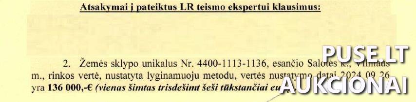 Žemės sklypas Sklypai Salotė, Pilaitės sen., Vilniaus m. sav. 8