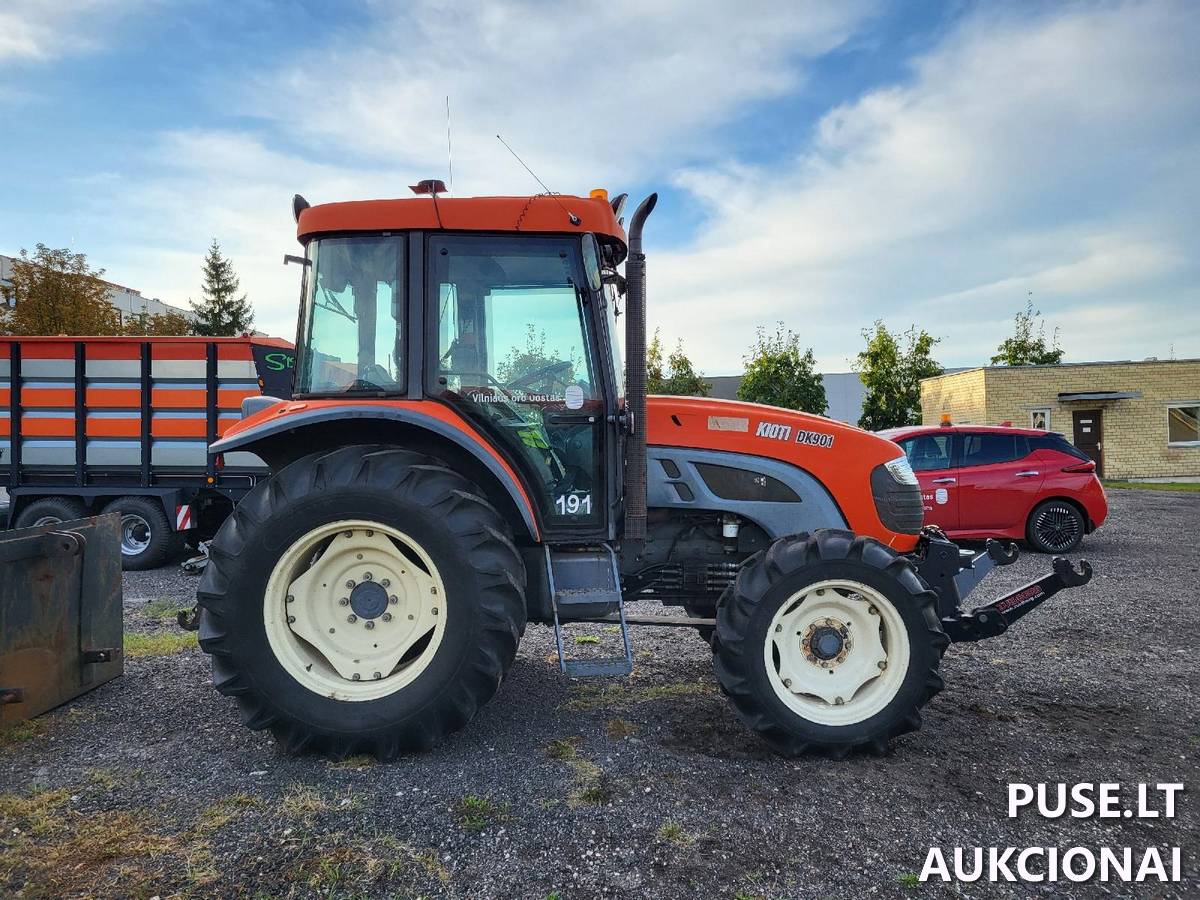 Kioti DK901C traktorius su priedais Traktoriai, savaeigės mašinos, priekabos, puspriekabės 2