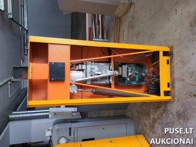 Parduodama stovėjimo aikštelės įranga Vilniuje, 2 ANPR kameros ir užtvarai, pradinė kaina 850 EUR