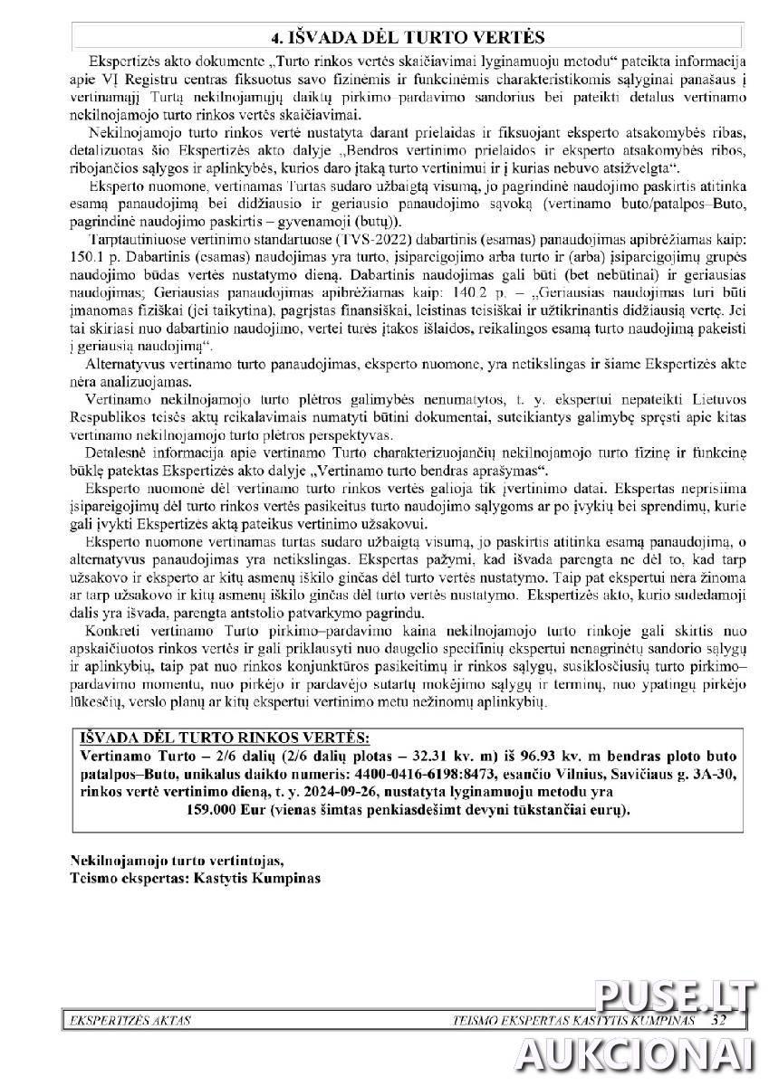 Butas Patalpos/Butai Savičiaus g. 3A, 01127 Vilnius, Vilniaus m. sav. 6