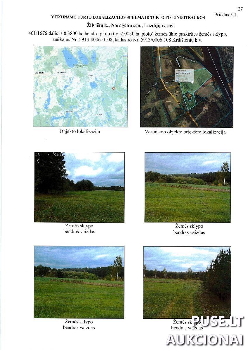 Žemės sklypas Sklypai Žilvičiai, Noragėlių sen., Lazdijų r. sav. 3