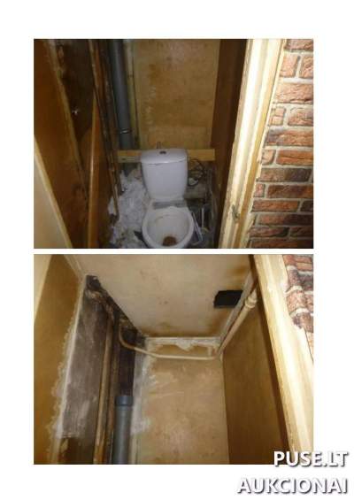 Mažas 36 kv.m. butas Visagine, Vilties g. 2, pradedant nuo 12640 EUR, antstolių aukcionas