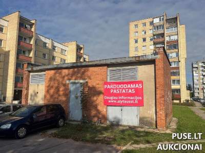 Parduodama boilerinė Alytuje, Likiškėlių g. 3A, pradinė kaina 10150 EUR, pastato aukcionas