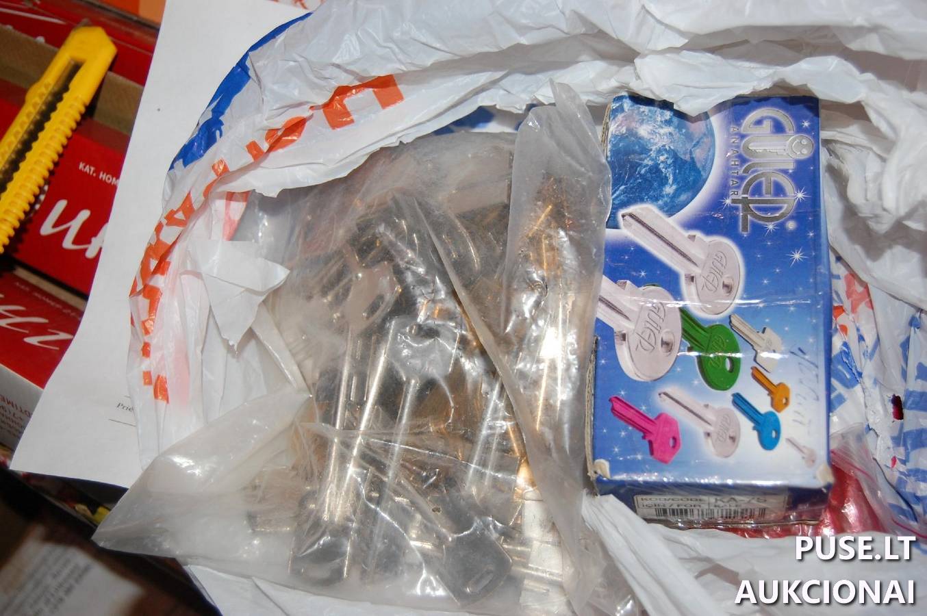 29,46 kg durų raktų ruošinių ir spynelių Kitas turtas 2