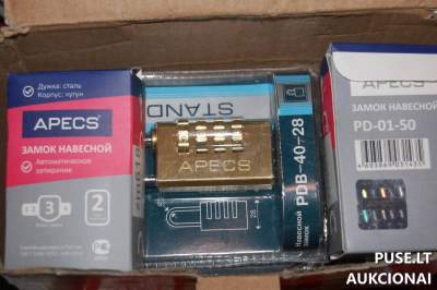 Durų raktų ruošinių ir spynelių 29.46 kg aukcionas Panevėžyje nuo 329 EUR