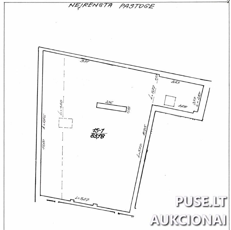 Neįrengta pastogė Patalpos/Butai Pilies g. 19, 01123 Vilnius, Vilniaus m. sav. 1
