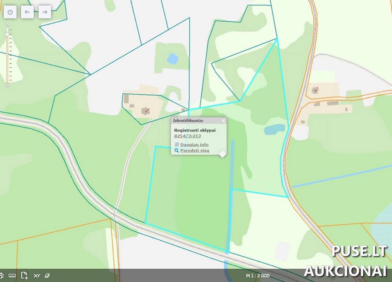 Žemės sklypas Sklypai Šikšniai, Daugailių sen., Utenos r. sav. 2