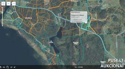 Žemės sklypas Utenos rajone, Šikšnių kaime, parduodamas aukcione nuo 6400 EUR